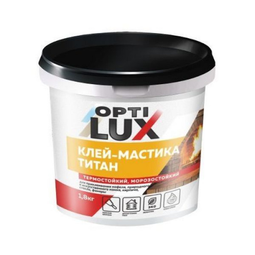Клей-мастика Оптилюкс ТИТАН, термостойкий , 4,0кг