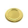 Крышка для консервирования, СКО-82 мм, жесть, лак, набор 50 шт., цвет золотистый