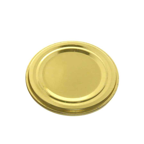 Крышка для консервирования, СКО-82 мм, жесть, лак, набор 50 шт., цвет золотистый