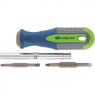 13377 Отвертка Сибртех комбинированная SL5,0 / Ph1, SL6,0 / Ph2