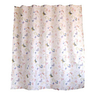 Шторка для ванной комнаты Fora, Бабочки, с кольцами, 1,8*1,8м