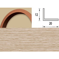 Угол арочный 20*12 Дуб северный(25шт)