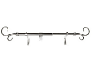 Карниз Телескопический MAGELLAN однорядный наконечник Лоза нержавеющая сталь 160-300см