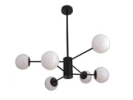 Люстра MWLIGHT "Баренса" черный 6*40W*E27 12кв.м
