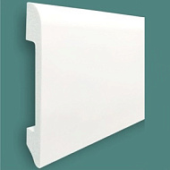 Плинтус SOLID UHD05/80 белый, высота 80мм, длина 2,4м