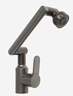9932013 Смеситель для кухни ZEIN Z3706, регулируемый излив высотой 25 см, аэратор 2 режима, графит