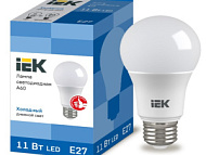 Лампа светодиодная ИЭК ECO A60 11Вт грушевидная 230В 6500К E27