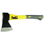 2062-12_z02 Топор STAYER кованый с двухкомпонентной стеклопластиковой рукояткой, 1,2кг