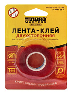Лента-клей ABRO двухсторонняя 10мм х 2,5м  TG-010-0.5-2.5-RE
