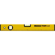 3460-080_z04 Уровень STAYER TOPLevel, алюминиевый, коробчатый, 2 глазка, с линейкой, 80 см