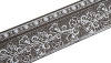 300 карниз НК Кружево 2-х рядный серебро шоколад в инд. уп. Ультракомпакт