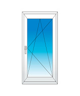 Окно ПВХ 600*1000мм однокамерное поворотно-откидное