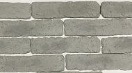 Гипсовая плитка Старый кирпич серая 250*64*8мм /уп. 104 шт/
