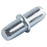 Полкодержатель с бортиком 5х16мм никель 12шт/пакет