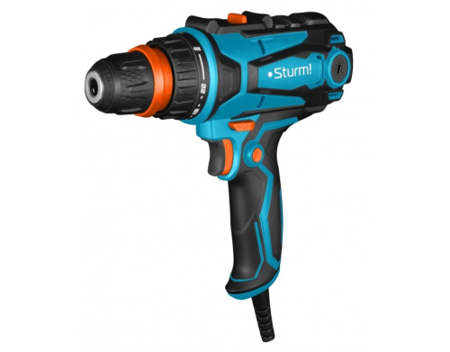 Дрель-шуруповерт сетевой STURM ID-2145PT (450Вт, 0-400/0-1500об/мин, 45Нм)