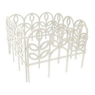 Ограждение садовое пластиковое Флора 300 см*34 см