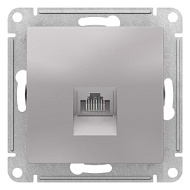 Механизм розетки компьютерной ATLAS DESIGN RJ45 алюм. SchE ATN000383 ,1240254