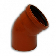 Отвод наружный ПП d110/45гр