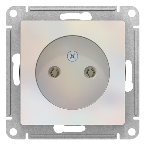 Механизм розетки 1-м СП ATLAS DESIGN без заземл. 16А жемчуг SchE ATN000441, 1240282