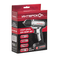 Дрель аккумуляторная ИНТЕРСКОЛ ДА-12ЭР 20 СМАРТ-Д