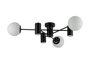 Люстра 74585/3+3 BK+WT черный/белый 3x40W E27+3x7W GU10 d800 h160, GNV24