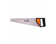 232305 Ножовка по дереву Sparta, 400 мм, 5-6 TPI, каленый зуб, линейка, пластиковая рукоятка