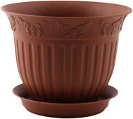 Горшок пластиковый ВИНОГРАД 2,25л терракот