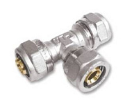 Тройник обжимной 20х20х20мм