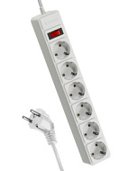 Удлинитель с сетевым фильтром 6х3м КОСМОС с заземл. 16А IP20 3.5кВт