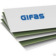 Гипсокартон GIFAS 1200х2500х9,5 мм влагостойкий/65/