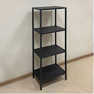 COMFORTY. Этажерка универсальная черная, 4 полки