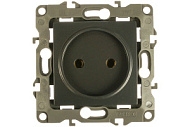 1193600 Механизм розетки 1-м СП Эра12 12-2105-05 16А IP20 16AX 250В 2P антрацит Эра Б0018258