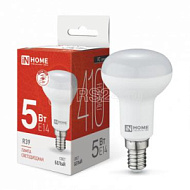 557758 Лампа светодиодная LED-R39-VC 5Вт рефлектор 4000К нейтр. бел. E14 410лм 230В IN HOME 4690612030852