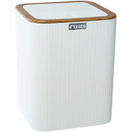 Ведро для мусора Fixsen White Wood, белый, 5л