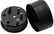 Разъём РШ/ВШ 25А 380В черный