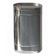 Бак выносной Феррум Комфорт 60л, нержавеющий (AISI 201/1,0мм), вертикальный эллипс