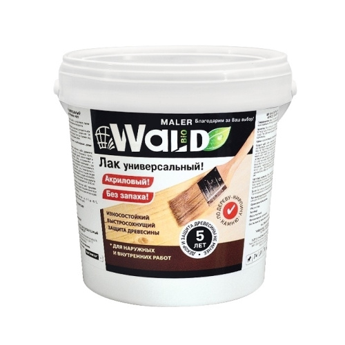 Лак WALD акриловый универсальный, глянцевый 1 кг