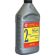 130602 КАЛИБР Масло моторное для 2-хтактных двигателей, 1л, полусинтетика