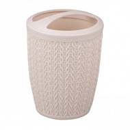 Стакан для зубных щеток Berossi Joli, белый мрамор, пластик