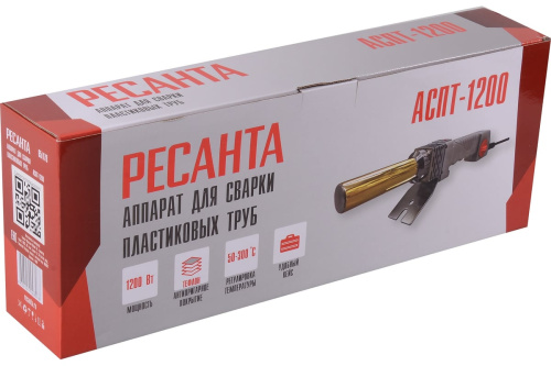 Аппарат для сварки ПВХ труб Ресанта АСПТ-1200