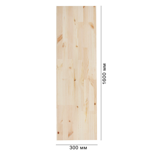 Мебельный щит 18*300*1600мм Сорт В