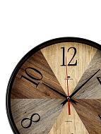 10516024 Часы настенные, интерьерные "Текстура дерева", бесшумные, d-29 см
