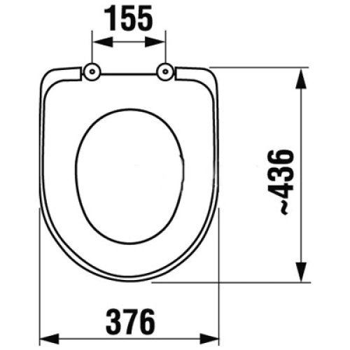 Сиденье для унитаза Комфорт Люкс, пластиковое, микс БАНТИК
