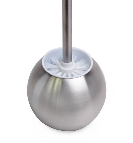 А259 Ёршик для унитаза Accoona, хром, с крышкой