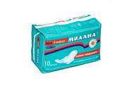 Женские гигиенические прокладски "МИЛАНА" СофтКомфорт, бирюзовые 10шт
