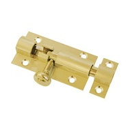 Задвижка-шпингалет ЧИБИС 60+12 золото