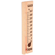 Термометр "Баня" 27х6,5х1,5 см для бани и сауны