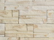 Гипсовая плитка Скала 102 песочная 200*96 мм /уп 26 шт/ 0,5 м2