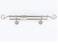 Карниз кованый MAGELLAN Арт Металл сатин d16 мм однорядный 160см