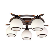 Потолочная люстра Omnilux Fronteira 5*60W*E27 15кв.м